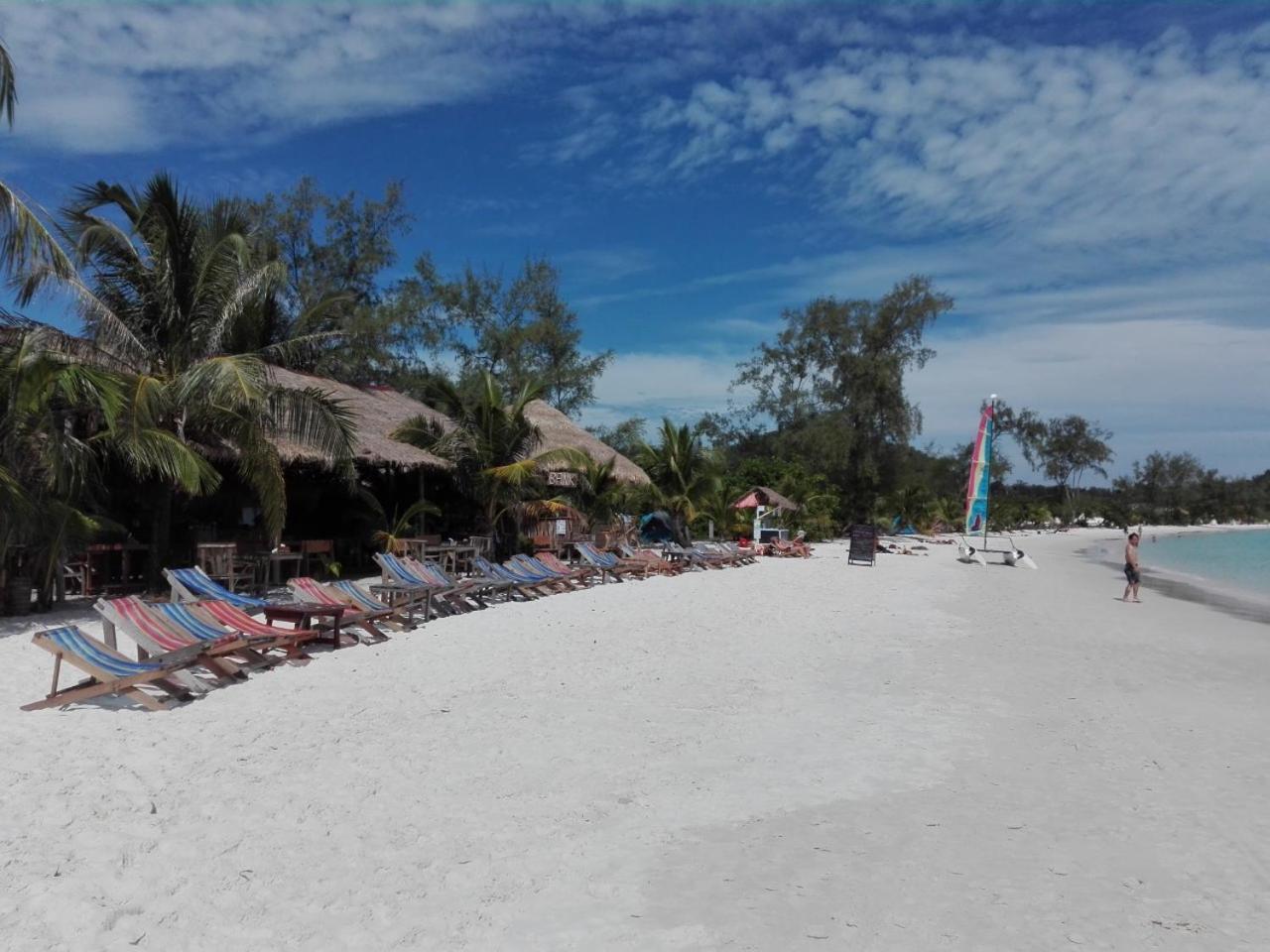 Sandbank Restaurant & Camping Koh Rong Kaoh Touch Esterno foto