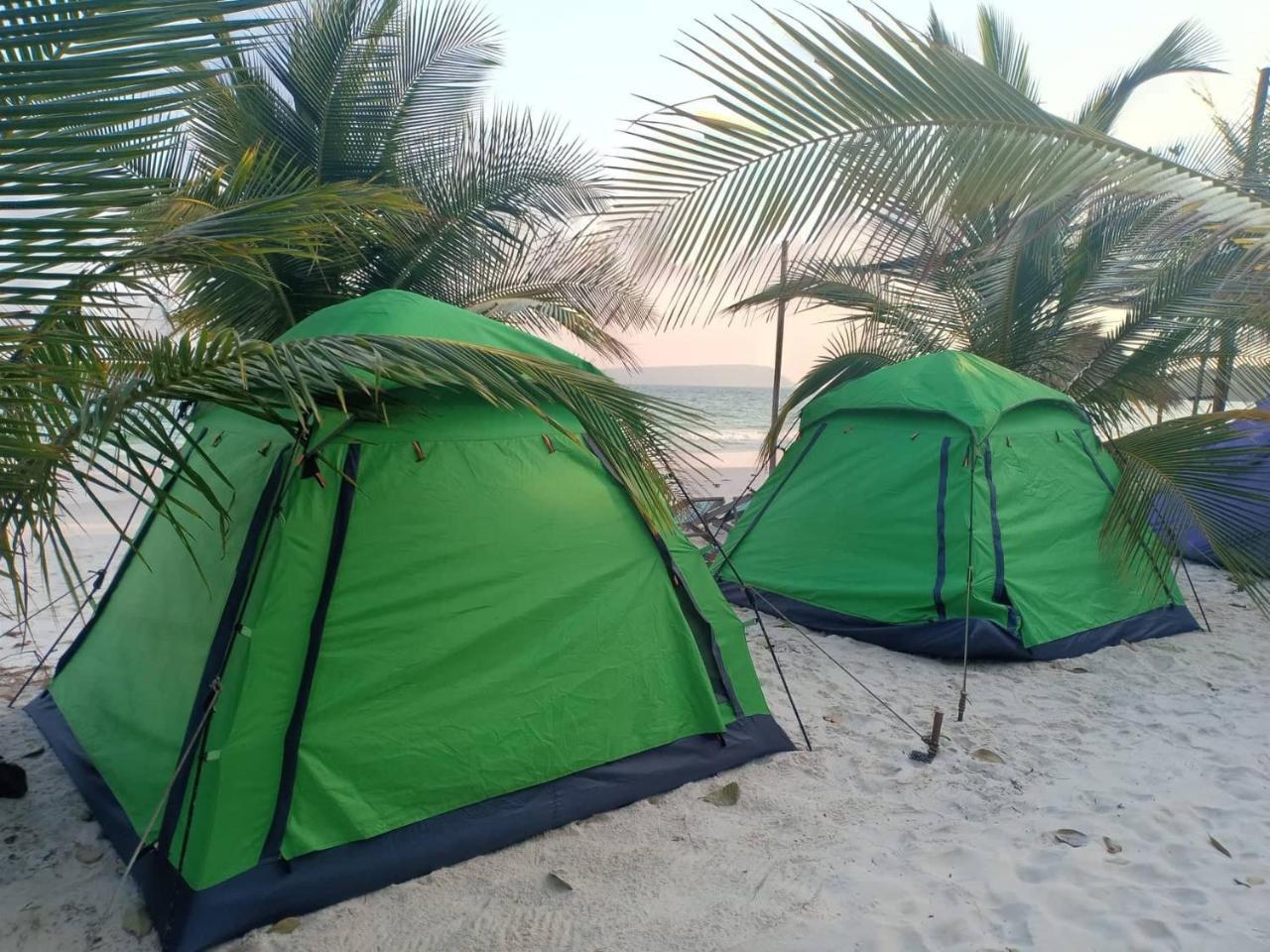 Sandbank Restaurant & Camping Koh Rong Kaoh Touch Esterno foto