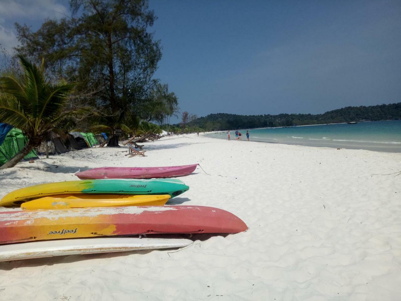 Sandbank Restaurant & Camping Koh Rong Kaoh Touch Esterno foto