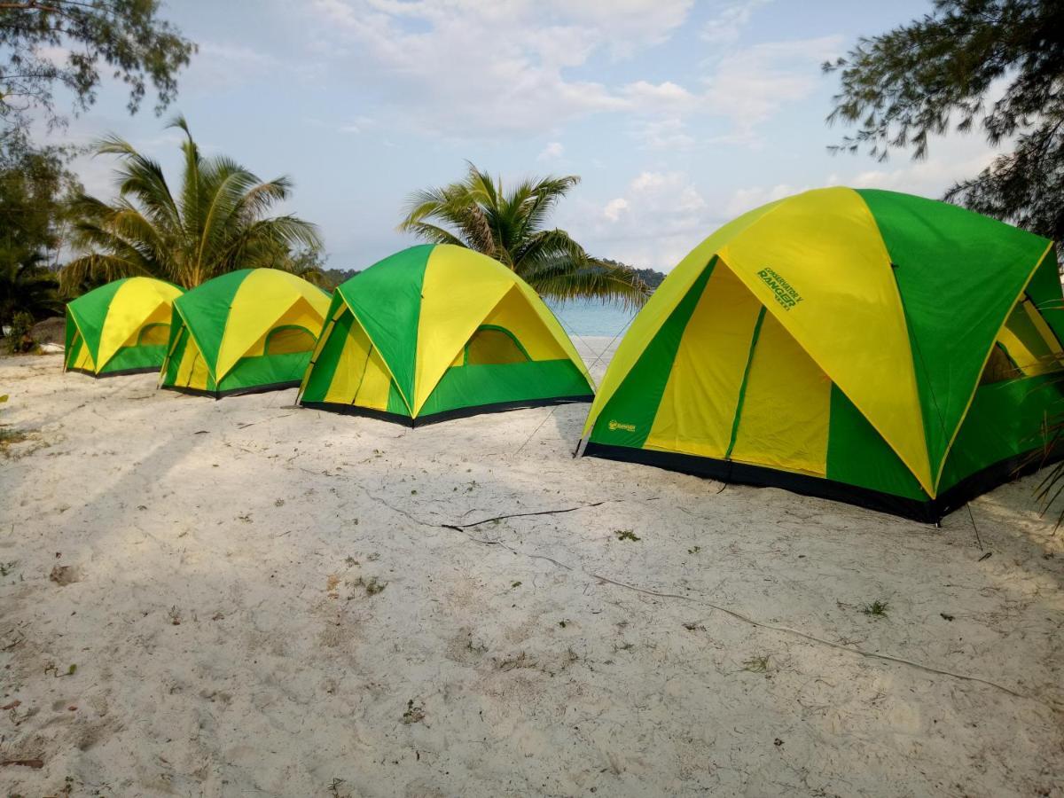Sandbank Restaurant & Camping Koh Rong Kaoh Touch Esterno foto